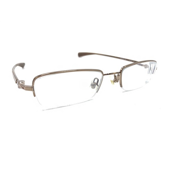 Nike Flexon 4126 222 Brown Half Rim Eyeglasses Frames 50-20 140 Lightweight - Picture 1 of 12